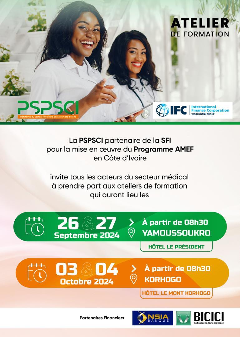 Atelier de Formation sur l'Accès au Financement des Équipements Médicaux en Afrique !